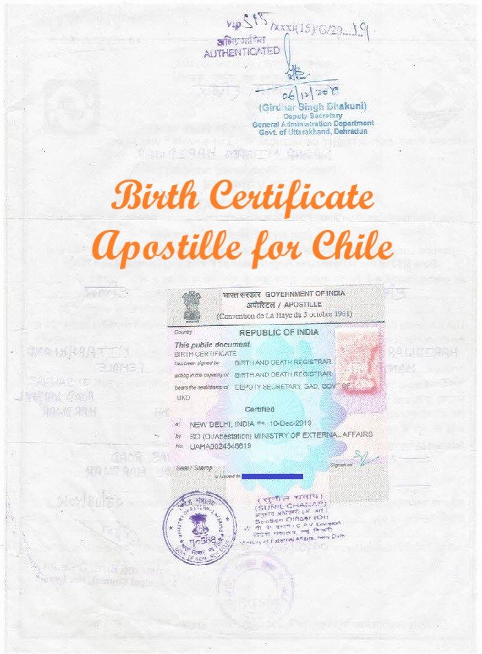 Birth Certificate Apostille in India