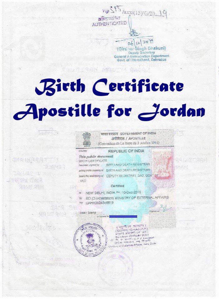 Birth Certificate Apostille in India