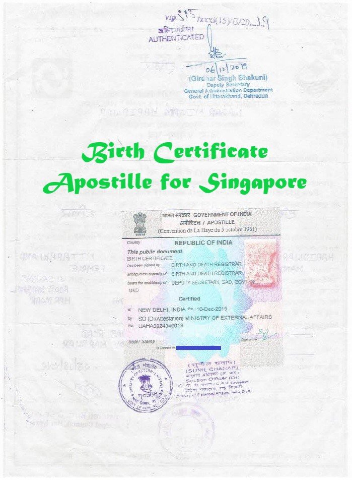 Birth Certificate Apostille in India