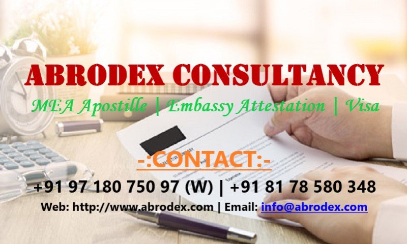 Degree Certificate Tunisia Embassy Attestation in Delhi, India