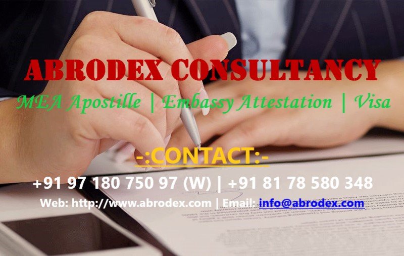 Marriage Certificate Apostille Attestation from MEA