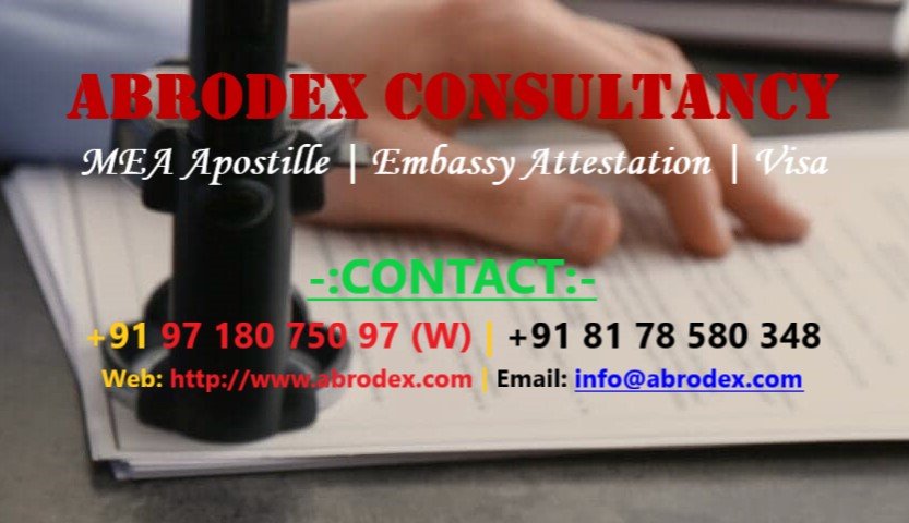 Single Status Affidavit Apostille Attestation for Singapore